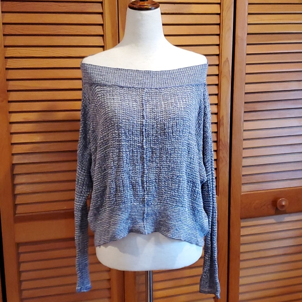 Free People Size XS Cotton Knit Sweater